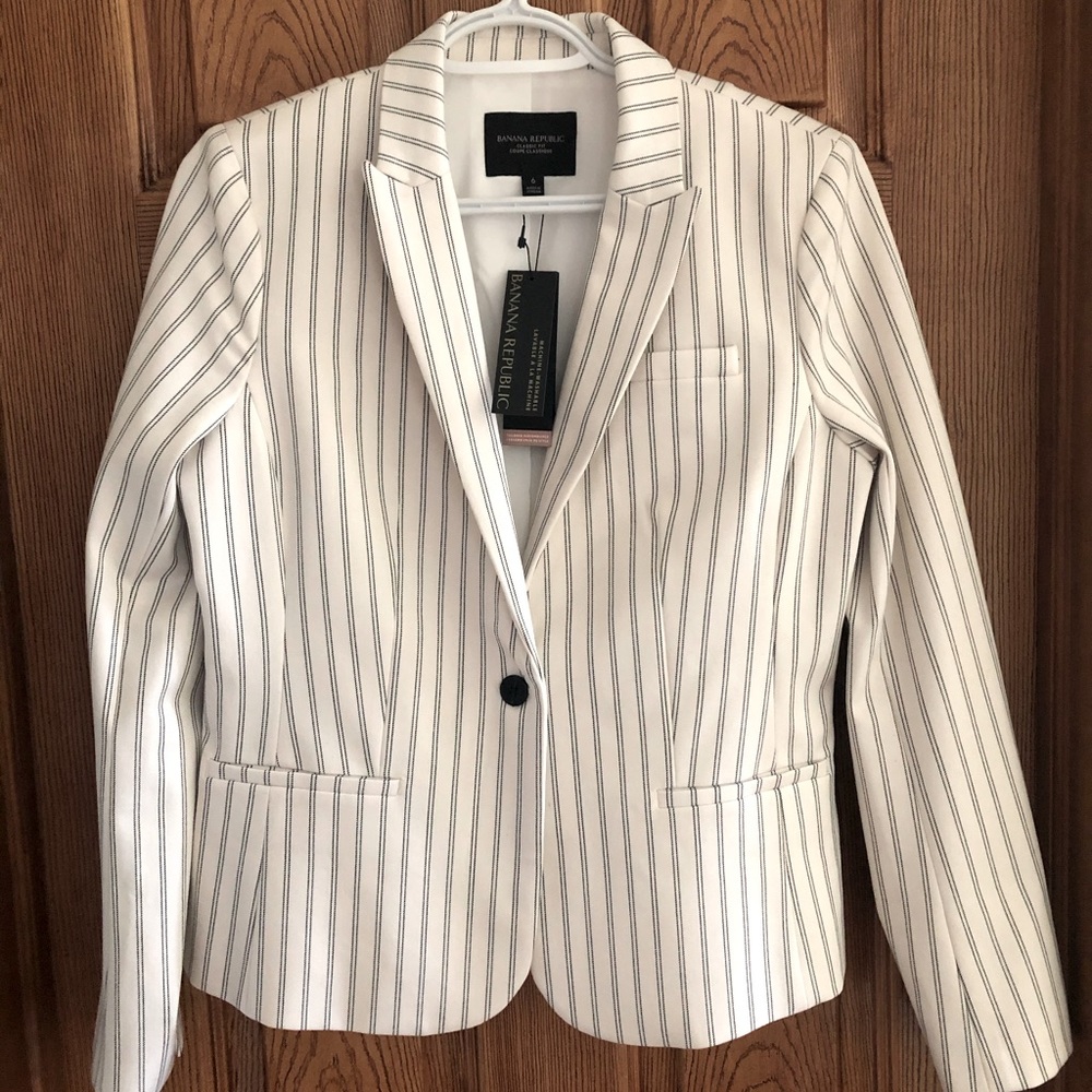 BNWT Banana Republic Pinstripe Blazer